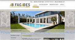 Desktop Screenshot of abfacades.fr